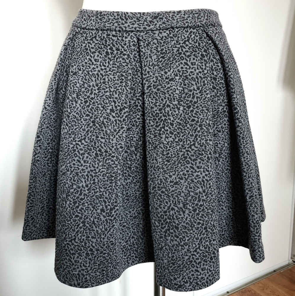 Dynamite Animal Print Full Circle Mini Skirt